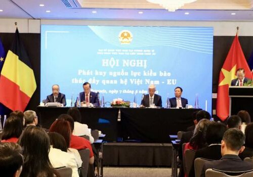 VNCT Association’s Executive Board at the events promoting Vietnam – EU diplomatic relations